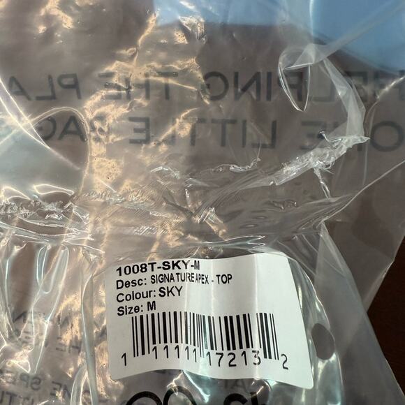 FP x Toast Swim Signature Apex Bikini Top in Sky Blue Medium NWT - Picture 9 of 9